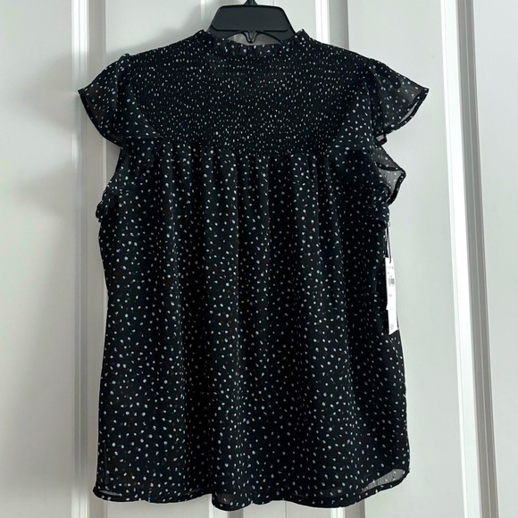 NEW Laundry by Shelli Segal Flutter Sleeve Blouse - Picture 2 of 2